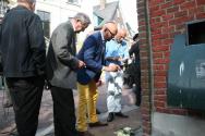 Stolpersteenlegging vrijdag 3 mei 2013. Foto’s Kyra Broshuis.